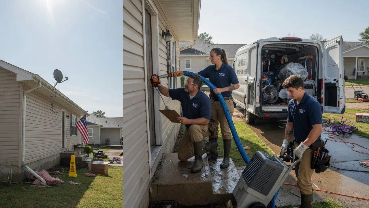 Ceiling Water Damage Restoration in Kahoka, MO near me